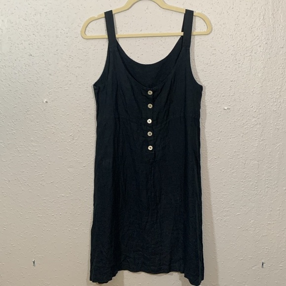 Fresh Produce Mandela Print Gray/Olive Sleeveless Dress size L - Picture 3 of 11